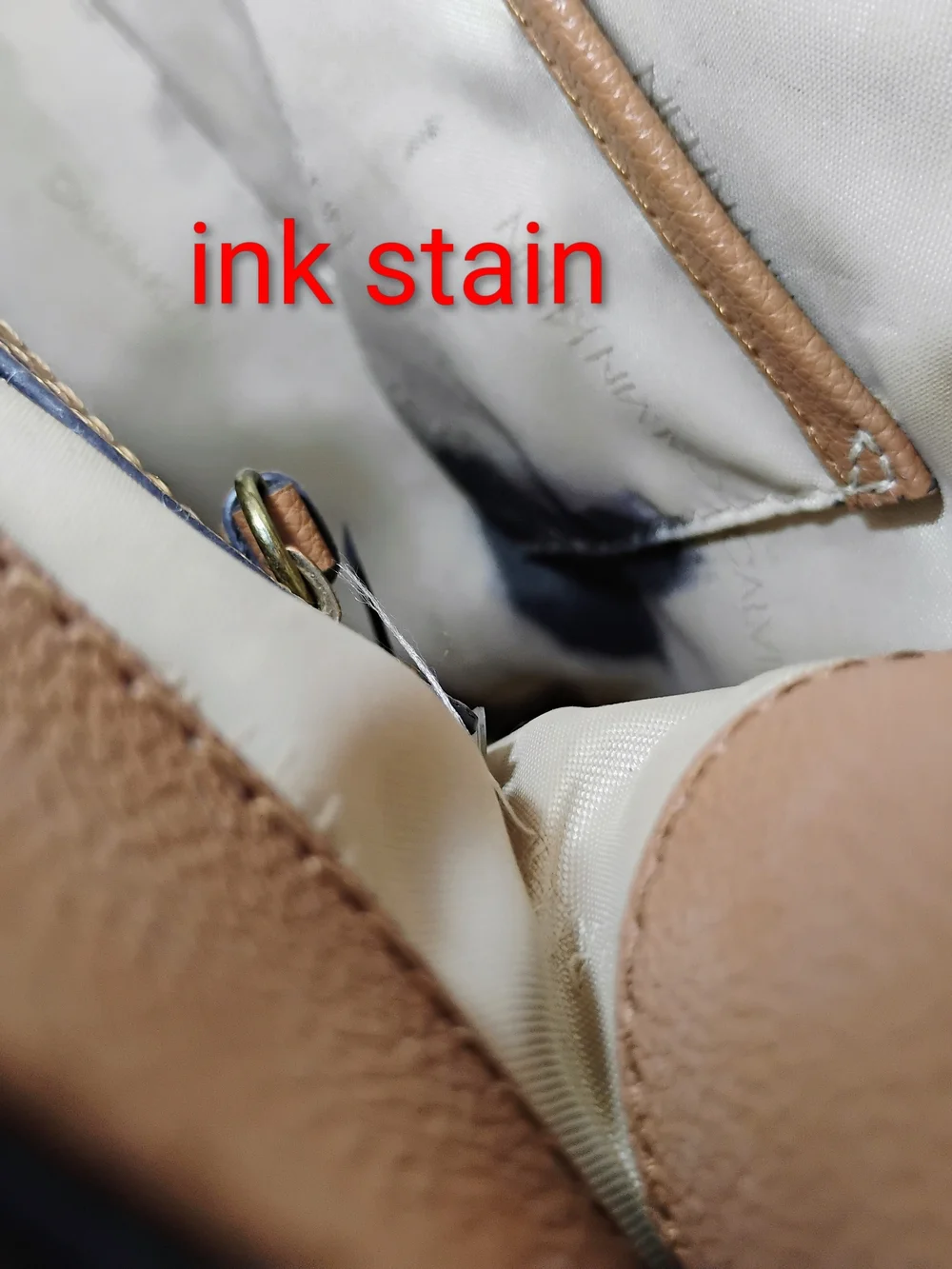 Calvin Klein Monogram‎ Straw Flap Backpack Purse Bag See Photos O